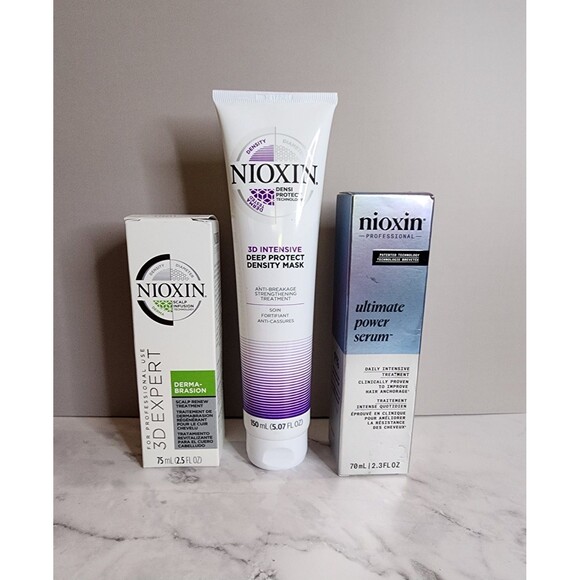 Nioxin Professional Hair Care – 3 Piece Full Size Set (Brand New) - Picture 1 of 12